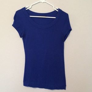 The Limited Blue Stretch Top
